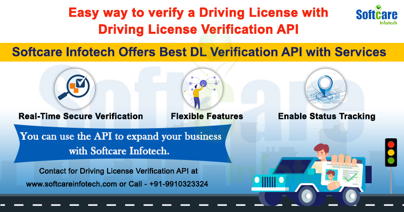 Verify DL details with Driving license Verification API 