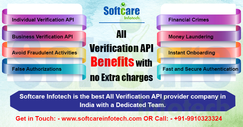 Take Benefits of All Verification API with no Extra charges